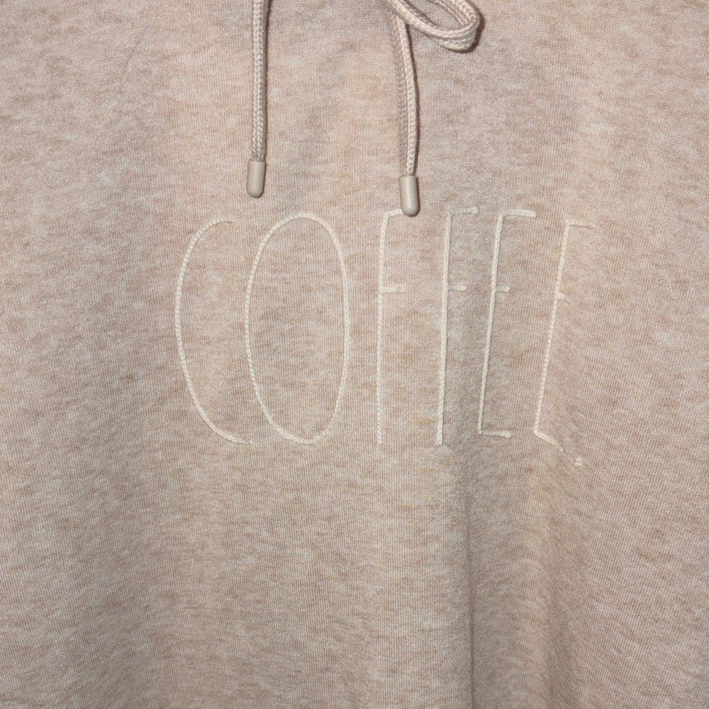 Rae Dunn Cream Cowl Neck Sweatshirt & Jogger Set | Cozy 2-Piece Lounge Outfit - Picture 4 of 15